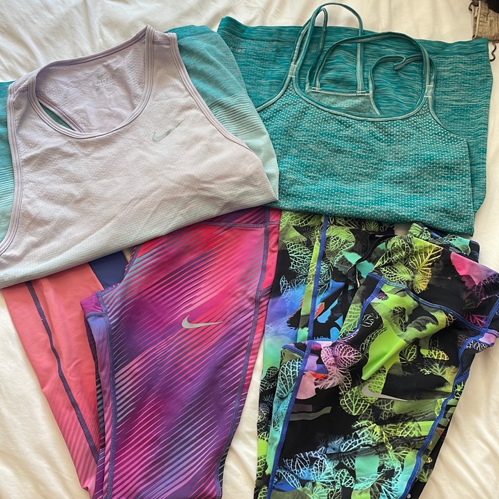 Two Nike works out sets